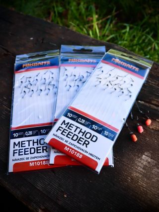 🔥Mikbaits návazce method feeder se zapichovacím hrotem je zhotovený z fluorocarbonu, který je pod háčkem ukončen trnem....